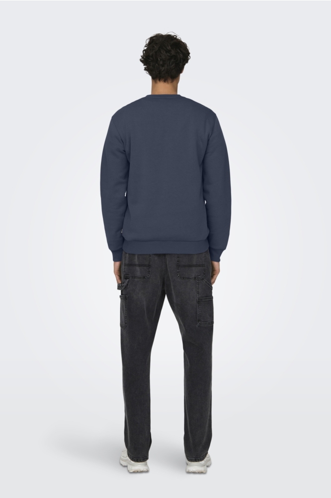 ONSCERES CREW NECK NOOS 22018683 BLUE NIGHTS